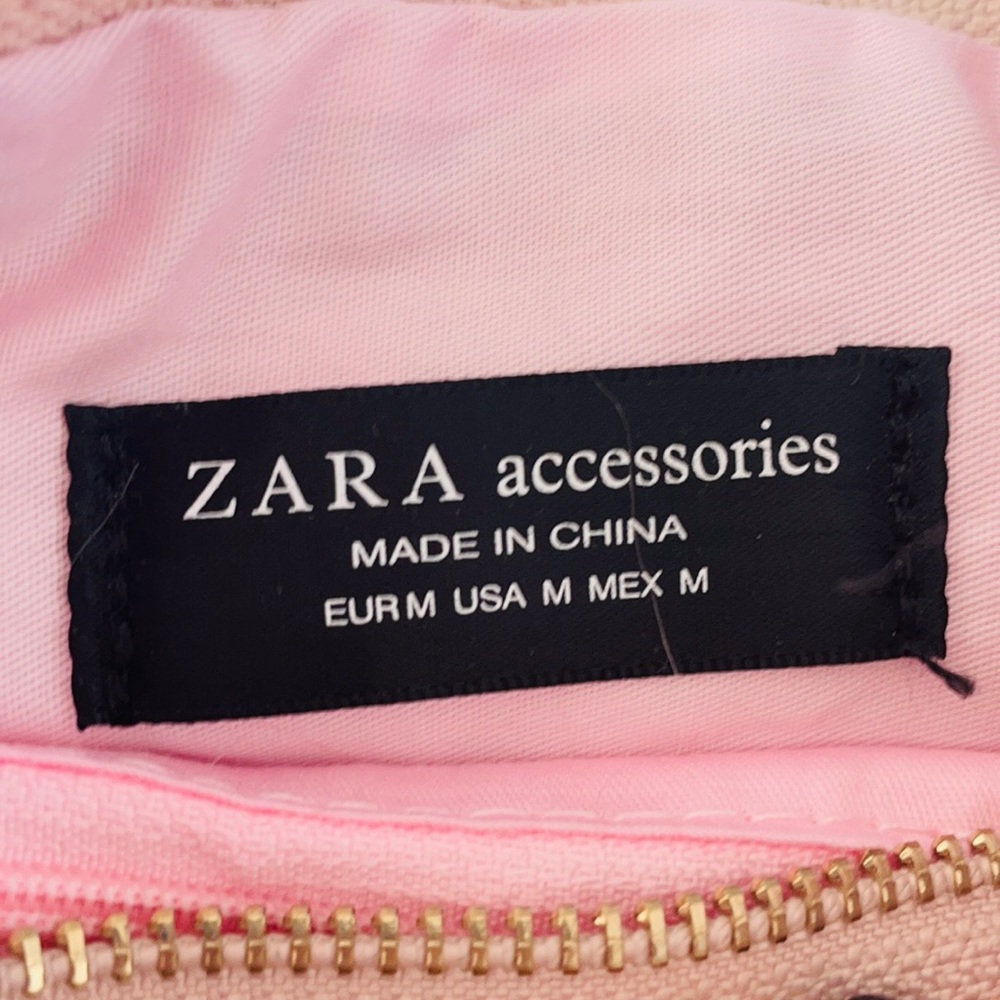 Zara light pink fuzzy purse - Picture 12 of 13